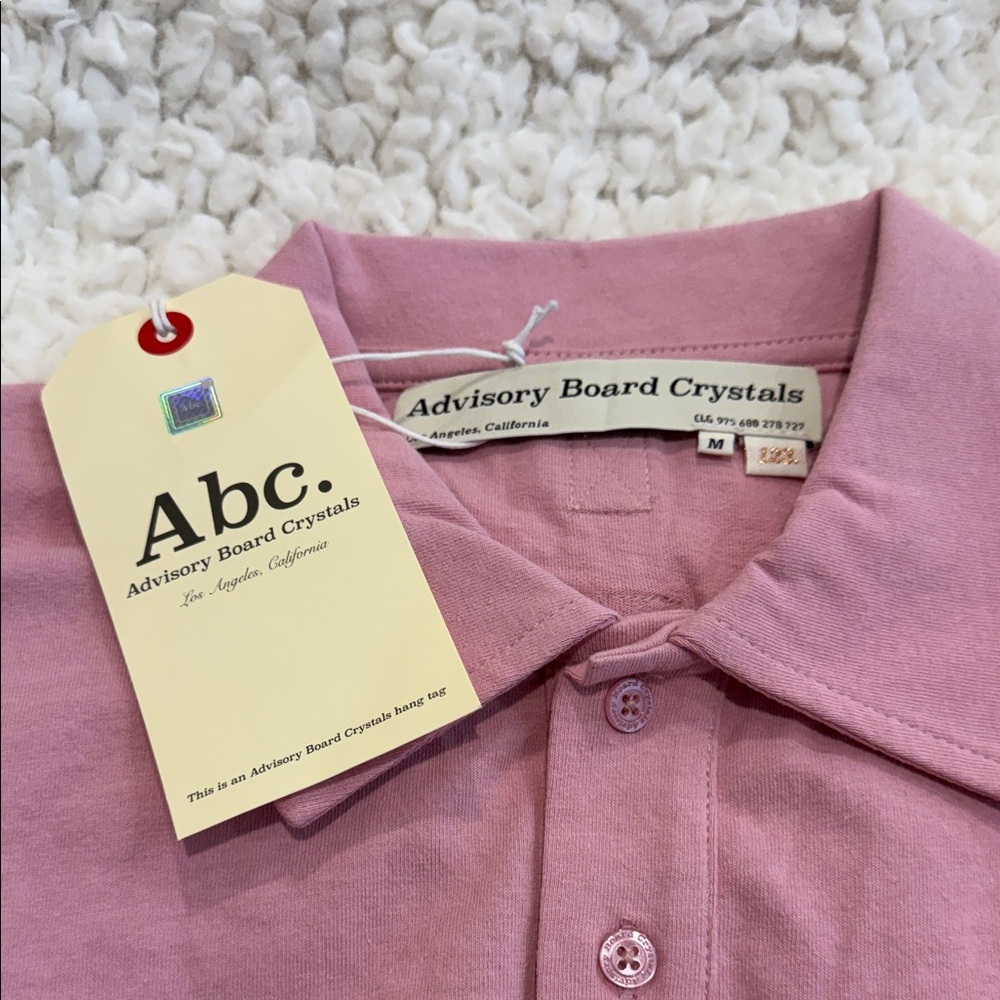 Abc Pink Polo Shirt for Men - Picture 6 of 6